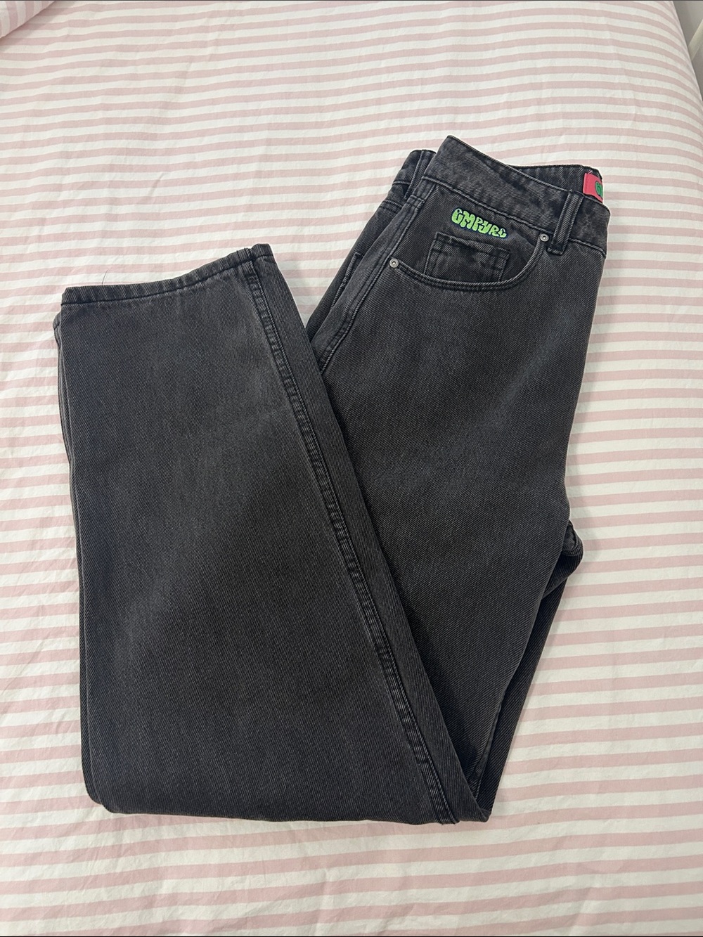 Empyre Black Straight-Leg skater Jeans